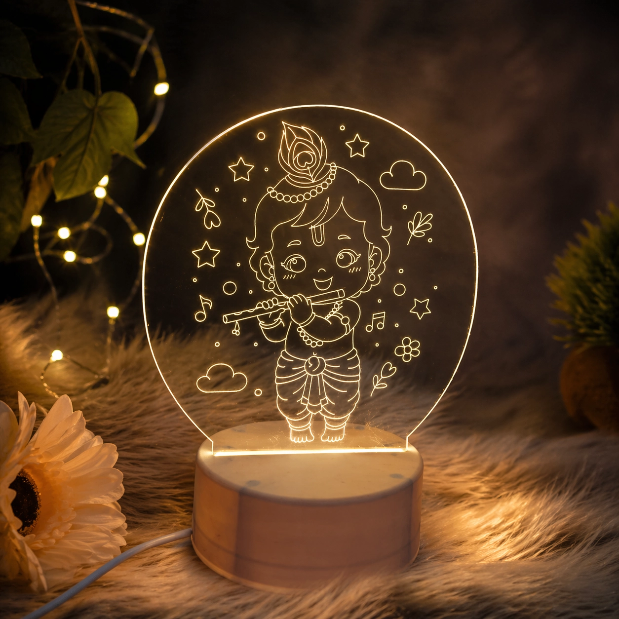 Baby Krishna Lamp