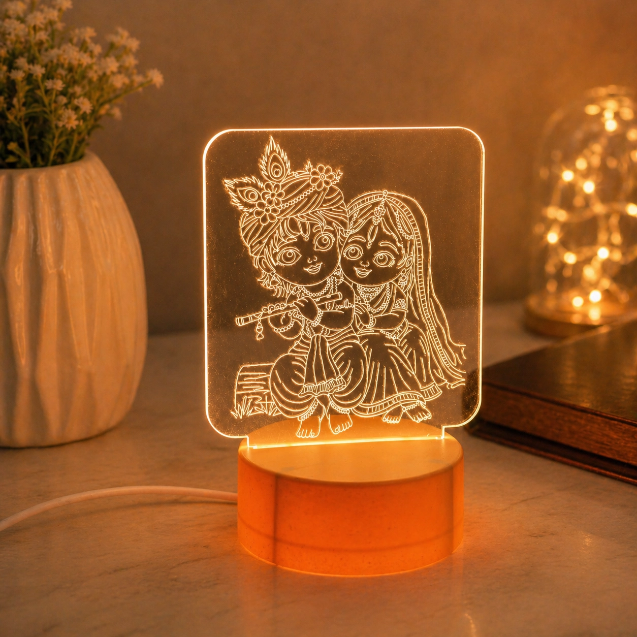 Radha Krishna Lamp