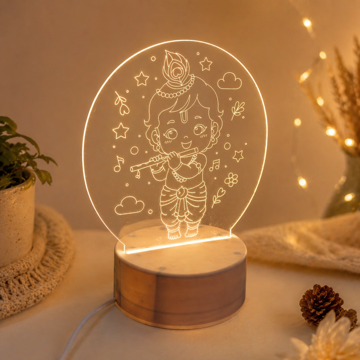 Little Krishna Lamp